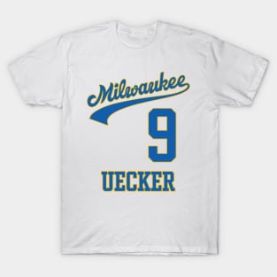 Retro Bob Uecker Baseball Jersey Tribute T-Shirt